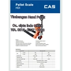 Hand pallet Scale Timbangan Type HDI Series  Merk CAS  3