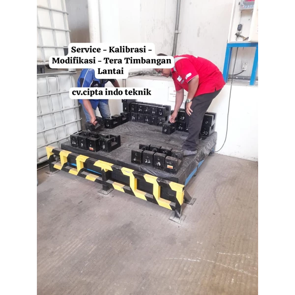 Timbangan lantai Sayaki NI - 7 Series 100 Kg - 20 Ton - Service + Tera 