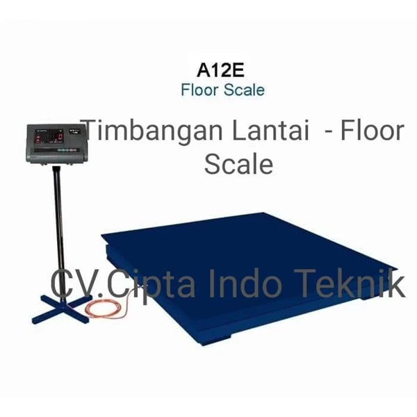 Timbangan Lantai ( Floor Scale ) A12E Merk Sayaki 