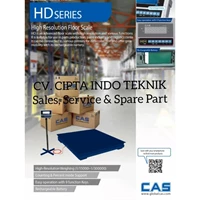 Timbangan Lantai ( Floor Scale ) HDI Merk CAS Single Frame 100 Kg - 20 Ton - Service + Tera 