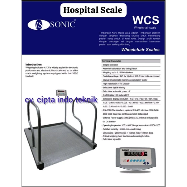 Wheel Chair Scale -Timbangan Kursi Roda Merk Sayaki