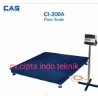 Timbangan Lantai Floor Scale CI 200 A Merk CAS 100 Kg - 20 Ton + Service - Tera 2