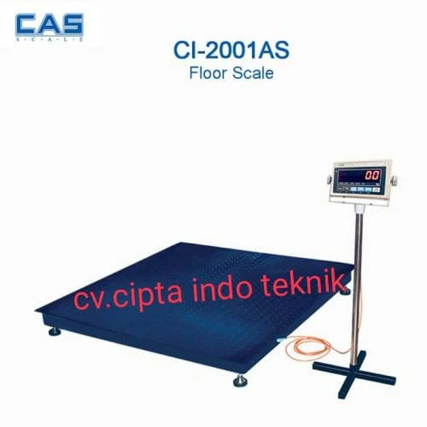 Timbangan Lantai Floor Scale CAS CI 2001 AS Akurat & Presisi 
