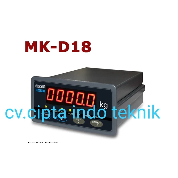 Indikator Timbangan MK Cells Type MK D 18  