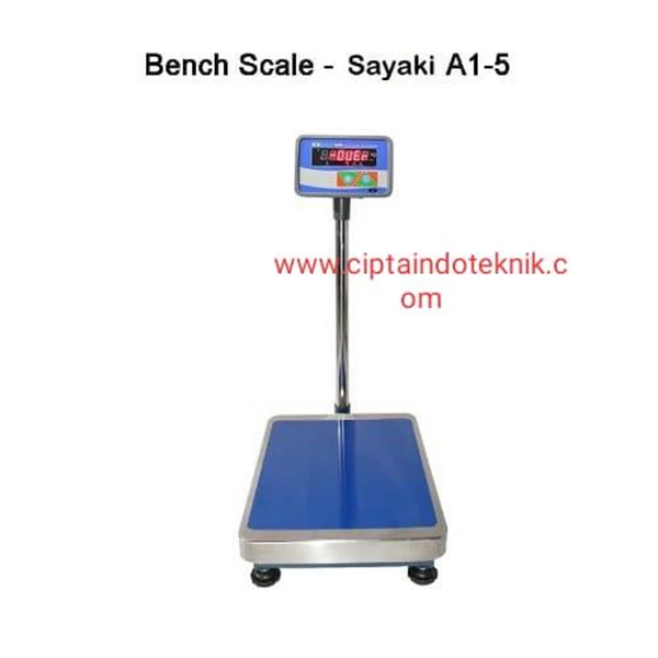 Timbangan Duduk - Bench Scale A12E Merk Sayaki 
