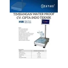 Timbangan Duduk Water proof SAYAKI Type HW 15 - 300 Kg + Tera Metrologi 4