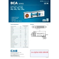 Load cell CAS BCA Kapasitas 100 Kg + Melayani  Tera - Service Timbangan 