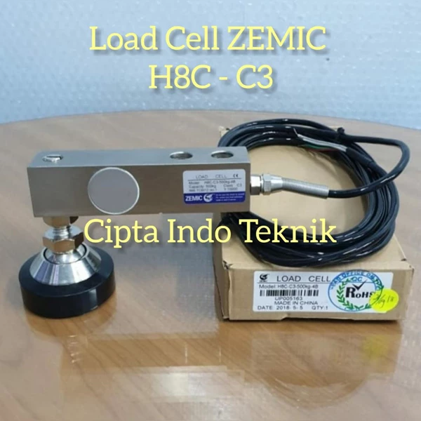 Load cell Timbangan H8C - C3 Zemic 100 Kg - 10 Ton / Tera + Service Timbangan 