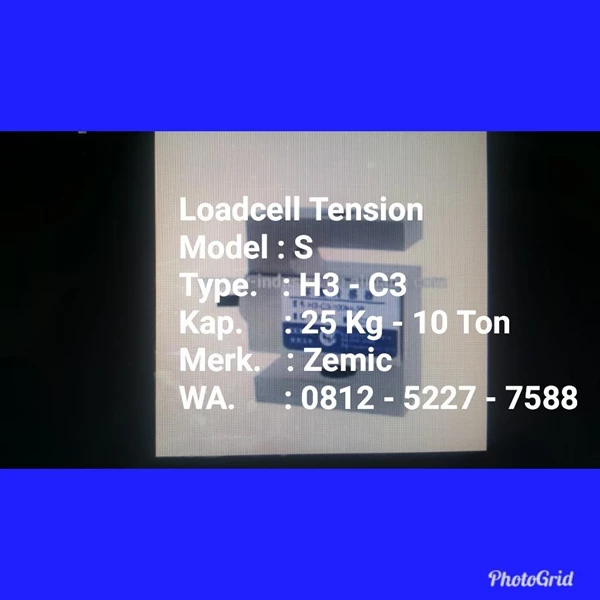 LOADCELL H3 - C3 MERK ZEMIC 
