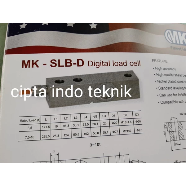 LOAD CELL  MK - SLB - SS  MERK  MK - CELLS 