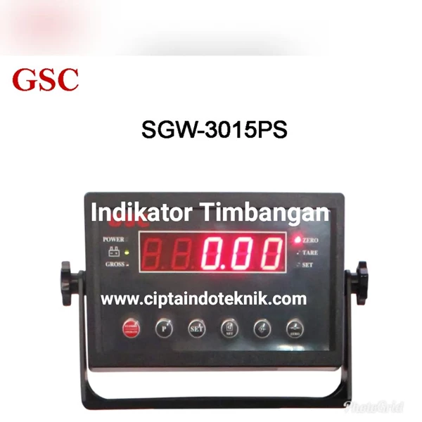 GSC  - INDIKATOR  TIMBANGAN  SGW - 3015  PS 