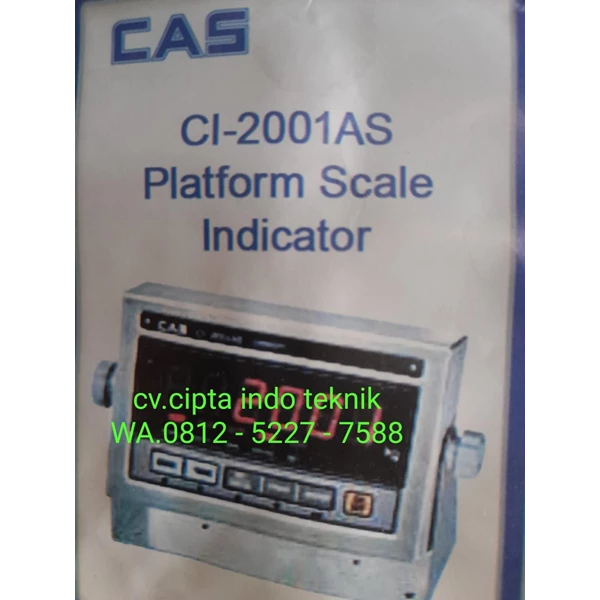 Indikator Timbangan CAS Type CI 2001 AS 