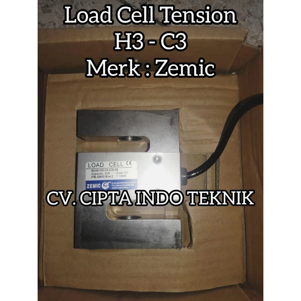Load cell H3 - C3 Merk ZEMIC Kapasitas 2 Ton 